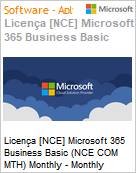 Licena mensal Cloud [CSP NCE] Microsoft 365 Business Basic (NCE COM MTH) Mensal  (Figura somente ilustrativa, no representa o produto real)