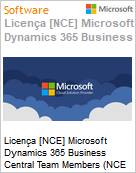 Licena mensal Cloud [CSP NCE] Microsoft Dynamics 365 Business Central Team Members (NCE COM MTH) Mensal  (Figura somente ilustrativa, no representa o produto real)
