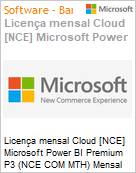 Licena mensal Cloud [CSP NCE] Microsoft Power BI Premium P3 (NCE COM MTH) Mensal  (Figura somente ilustrativa, no representa o produto real)