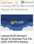 Licena anual Cloud [CSP NCE] Microsoft Skype for Business Plus CAL (NCE COM MTH) Anual - 12 meses  (Figura somente ilustrativa, no representa o produto real)