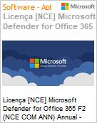 Licena [NCE] Microsoft Defender for Office 365 F2 (NCE COM ANN) Annual - Annual  (Figura somente ilustrativa, no representa o produto real)