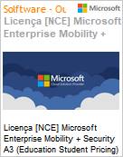 Licença [NCE] Microsoft Enterprise Mobility + Security A3 [Educacional] (Education Student Pricing) (NCE EDU MTH) Monthly - Annual  (Figura somente ilustrativa, não representa o produto real)