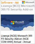 Licena [NCE] Microsoft 365 F5 Security Add-on (NCE COM ANN) Annual - Annual  (Figura somente ilustrativa, no representa o produto real)