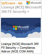 Licena [NCE] Microsoft 365 F5 Security + Compliance Add-on (NCE COM ANN) Annual - Annual  (Figura somente ilustrativa, no representa o produto real)