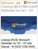 Licena [NCE] Microsoft Defender for IoT - OT site license - M (NCE COM ANN) Annual - Annual  (Figura somente ilustrativa, no representa o produto real)