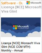 Licença [NCE] Microsoft Viva Glint (NCE COM MTH) Monthly - Annual  (Figura somente ilustrativa, não representa o produto real)