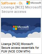 Licença [NCE] Microsoft Secure access essentials for FLW (NCE COM MTH) Monthly - Annual  (Figura somente ilustrativa, não representa o produto real)