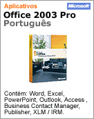 269-06858 - Software FPP Microsoft Office Professional Edition 2003 Portugus CD FPP (Full)