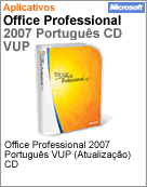 269-10257 - Software FPP Microsoft Office Professional 2007 Portugus VUP [Atualizao] CD FPP (Full)
