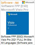 Software FPP [ESD] Microsoft Visio Professional 2021 FULL 64 Bits All Languages (Software para Download, Licena perptua)  (Figura somente ilustrativa, no representa o produto real)