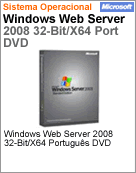 LWA-00741 - Software FPP Microsoft Windows Web Server 2008 32-Bit/X64 Portugus DVD FPP (Full)