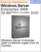 P73-02663 - Software FPP Microsoft Windows Server Standard 2003 R2 com SP2 64Bit X64 Portugus CD 10 Clientes FPP (Full)