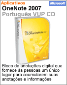 S26-03505 - Software FPP Microsoft OneNote 2007 Portugus VUP [Atualizao] CD FPP (Full)