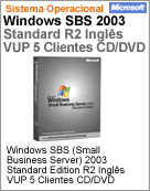 T72-01415 - Software FPP Microsoft Windows Small Business Server [SBS] Standard 2003 Edition R2 Ingls VUP 5 Clientes CD/DVD FPP (Full)