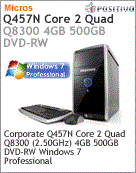 1054031 - Desktop-PC Positivo Corporate Q457N Intel Core 2 Quad Q8300 (2.50GHz) 4GB 500GB DVD-RW Windows 7 Professional