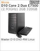 1302812 - Desktop-PC Positivo Master D10 Intel Core 2 Duo E7500 (2.93GHz) 2GB 320GB DVD-RW Linux