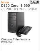 1302822 - Desktop-PC Positivo Master D150 Intel Core i3-550 (3.20GHz) 2GB 320GB DVD-RW Windows 7 Professional