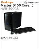 1303022 - Desktop-PC Positivo Master D150 Intel Core i5-650 (3 20GHz) 4GB 500GB DVD-RW Linux