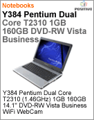 200281 - Notebook Positivo Y384 Intel Pentium Dual-Core T2310 (1.46GHz) 1GB 160GB 14.1