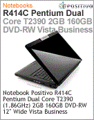 200478 - Notebook Positivo R414C Intel Pentium Dual-Core T2390 (1.86GHz) 2GB 160GB DVD-RW 12