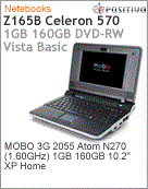 200651 - Netbook Positivo MOBO 3G 2050 Intel Atom N270 (1.60GHz) 1GB 160GB 10.2
