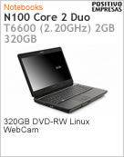 3050877 - Notebook Positivo Master N100 Intel Core 2 Duo T6600 (2.20GHz) 2GB 320GB DVD-RW Linux WebCam