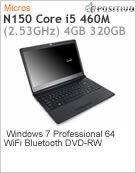3050888 - Notebook Positivo Master N150 Intel Core i5-460M (2.53GHz) 4GB 320GB DVD-RW Windows 7 Professional 64 Wi-Fi Bluetooth