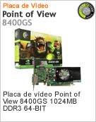 VGA-8400-A1-1024-D3A - Adaptador Grfico Point of View NVIDIA GeForce 8400 GS 1024MB DDR3 64bit