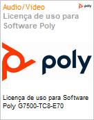 Licena de uso para Software Poly G7500-TC8-E70 (Figura somente ilustrativa, no representa o produto real)