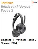Headset HP Voyager Focus 2 Stereo USB-A  (Figura somente ilustrativa, no representa o produto real)