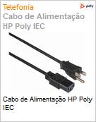 Cabo de Alimentao HP Poly IEC (Figura somente ilustrativa, no representa o produto real)