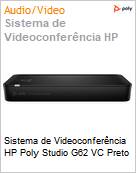 Sistema de Videoconferncia HP Poly Studio G62 VC Preto (Figura somente ilustrativa, no representa o produto real)