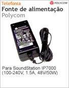 2200-40110-122 - Fonte de alimentao Polycom para SoundStation IP7000 (100-240V 1.5A 48V/50W)