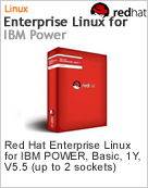 MCT0989 - Red Hat Enterprise Linux for IBM POWER Basic 1Y V5.5 (up to 2 sockets) 