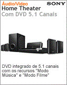 DAV-DZ30 - Home-Theater com DVD 5.1 Canais