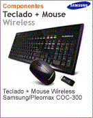 COC-300 - Teclado + Mouse Wireless Samsung/Pleomax COC-300