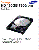 HD161HJ - Unidade de Disco Rgido (HD) 160GB Samsung 7.200 rpm SATA 2