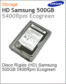 HD502HI - Unidade de Disco Rgido (HD) 500GB Samsung 5.400 rpm EcoGreen SATA 2