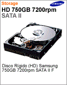 HD753LJ/BFG - Unidade de Disco Rgido (HD) 750GB Samsung 7.200 rpm SATA 2