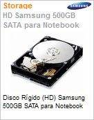 HM500JI/SR - Unidade de Disco Rgido (HD) Notebook 500GB Samsung 5.400 rpm SATA 2