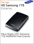 HX-DU010EC/AB2 - Unidade de Disco Rgido (HD) Externo 1TB Samsung 5.400 rpm Preto