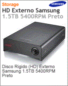 HX-DU015EB - Unidade de Disco Rgido (HD) Externo 1.5TB Samsung 5.400 rpm Preto