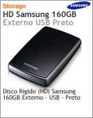 HXMU016DA/AA2 - Unidade de Disco Rgido (HD) Externo 160GB Samsung USB Preto