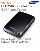 HXMU025DA/M22 - Unidade de Disco Rgido (HD) Externo 250GB 5.400 rpm Preto