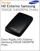 HXMU050DA - Unidade de Disco Rgido (HD) Externo 500GB Samsung 5.400 rpm Preto