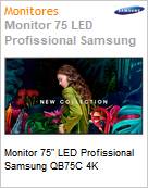 Monitor 75 LED Profissional Samsung QB75C 4K  (Figura somente ilustrativa, no representa o produto real)