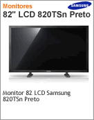 LH82TCTMBC/ZA - Monitor 82 LFD para Sinalizao Digital Samsung 820TSN Preto