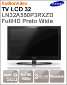 LN32A550P3RXZD/XAZ - Televiso 32" LCD Samsung LN32A550P3RXZD/XAZ Full HD Preto