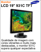 LS19MEPSFV/XAZ - Monitor 19" LCD Samsung 931C 1280x1024 2ms 2000:1 Preto DVI