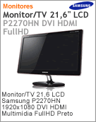 LS22EMSKUMZD - Monitor TV 21.6 LCD Samsung P2270Hn 1920x1080 DVI HDMI Multimdia Full HD Preto